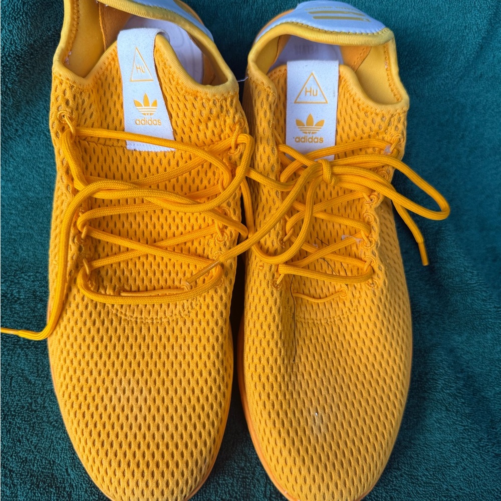 Adidas Men's Yellow Sneakers Size 12
